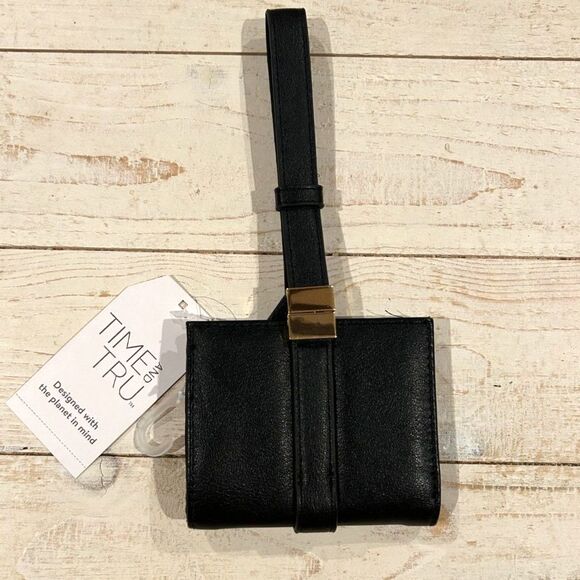 Time and Tru Handbags - NWT Time And Tru Black Wallet Wristlet